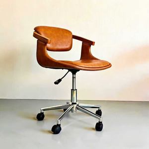 Chaise d'ordinateur de luxe légère, chaise de bureau, chaise de bureau pivotante confortable, chaise de conférence minimaliste - Product Image 1