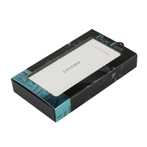 Productos electrónicos de potencia <span class=keywords><strong>banco</strong></span> de papel de caja de regalo de embalaje para el <span class=keywords><strong>banco</strong></span> de potencia con ventana - Product Image 1