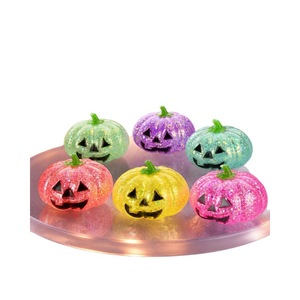 Grenzüberschreitendes Halloween-Kürbis-Quetschspielzeug zur Stresslinderung, Glitzer-TPR, Unisex, ab 14 Jahren, Dekompressions-Fidget-Spielzeug - Product Image 5