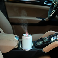 Nouveau Design 260ml cadeaux promotionnels canettes Mini humidificateur d'air huile essentielle diffuseur d'arôme brume fraîche humidificateur pour maison voiture Yoga