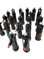 Vérin hydraulique télescopique sous châssis pour remorque benne à chargement lourd OEM