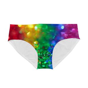 ชุดชั้นในบิกินี่สตรีผ้าโพลีเอสเตอร์สีขาวสำหรับพิมพ์ซับลิเมชัน - Product Image 5