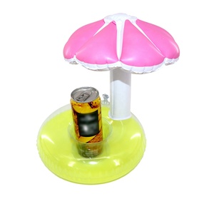 Flotante <span class=keywords><strong>de</strong></span> agua playa fiesta en la piscina del teléfono celular taza flotante inflable bebida paraguas inflable puede titular - Product Image 1