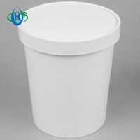 Vente en gros de tasses à crème glacée en papier de taille moyenne de qualité supérieure avec couvercles OZ Contenants pour desserts glacés Soupe d'aliments froids et chauds