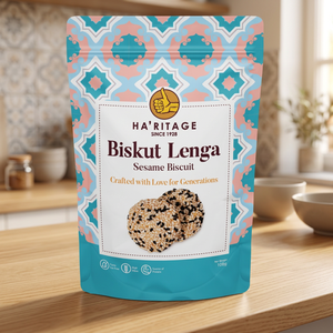 Lenga Gaufrettes Croustillantes au Sucre et au Sésame, Biscuits Énergétiques 108g, Lot en Gros, Riches en Fibres, Riches en Protéines, Sans Cholestérol, Sans Matières Grasses Trans, Assortiment - Product Image 3
