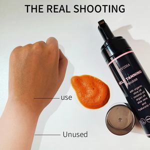 Etiqueta privada Hidratante suave Bronceado Tono de piel profundo Crema de bronceado Sin sol Autobronceador Loción de bronceado Mousse - Product Image 5