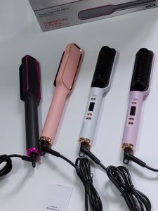 Lisseur de cheveux chaud, brosse lissante pour cheveux, brosse à utiliser sur cheveux secs ou mouillés, brosse lissante pour cheveux - Product Image 3