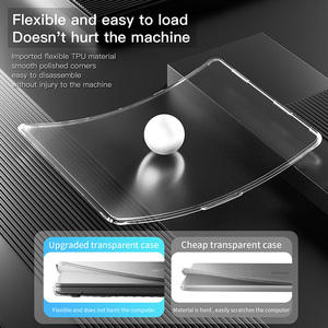 Pour Mac Book Pro 14 <span class=keywords><strong>2021</strong></span>/2023/2024/2025/2026, coque de protection pour ordinateur portable en TPU transparent givré anti-rayures universelle - Product Image 5