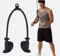Triceps Corde à tirer vers le bas avec poignée en TPE anti-glissante pour activer plus de fibres musculaires-Corde de gymnastique pour les poussoirs
