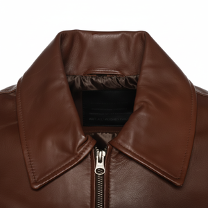 Chaqueta Larga de Cuero Formal Personalizada para Hombre con Cuello Alto, Impermeable y con Capucha para Invierno - Product Image 1