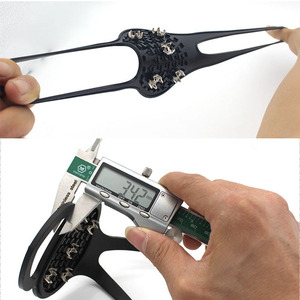 Crampons à glace de taille adulte pour enfants, crampons antidérapants, crampons en acier à 5 crampons pour glace et neige, crampons de traction pour chaussures et bottes - Product Image 2