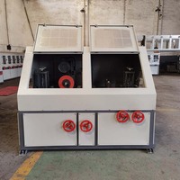 Polisseuse entièrement automatique en acier inoxydable pour tubes carrés/profils en acier plat, machine à tréfiler quatre côtés à variation infinie