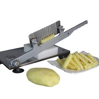 Couteau à vague portatif professionnel pour la cuisine petit outil coupe-légumes trancheuse à croustilles avec fonction de coupe des rides