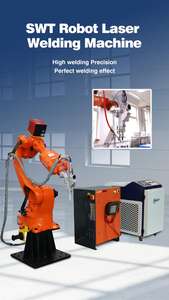 स्टील शीट मेटल के लिए स्वचालित मेटल रोबोटिक 1000W 3000W लेजर वेल्डर 6 Aixs रोबोट आर्म लेजर वेल्डिंग मशीन - Product Image 4