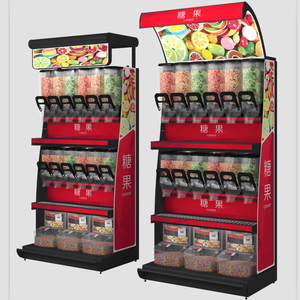 Chất lượng cao tiện lợi sắt hiển thị Kệ Kệ kệ cửa hàng Kệ hiển thị kẹo Gondola Kệ hiển thị giá cho siêu thị - Product Image 4