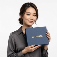 Boîte cadeau magnétique personnalisée avec logo, emballage rigide en carton pliable pour vêtements, soins de la peau, bougies, vente au détail
