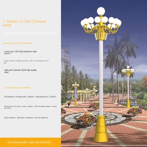 Lampes LED Magnolia d'extérieur IP65 5000K Lumière du jour avec détecteur de mouvement Garantie 10 ans Grandes lampes pour l'éclairage paysager des projets municipaux - Product Image 5