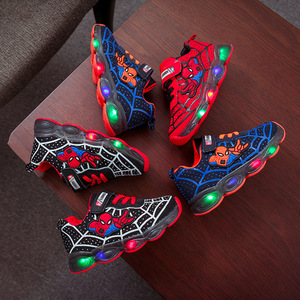 <span class=keywords><strong>Scarpe</strong></span> per Bambini Primavera e Autunno, Sneakers Casual Unisex con Luci LED, <span class=keywords><strong>Scarpe</strong></span> in Rete Luminose - Product Image 1