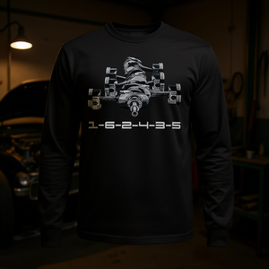 T-shirt à manches longues Boxer Engine Firing Order 1-6-2-4-3-5 - Product Image 3