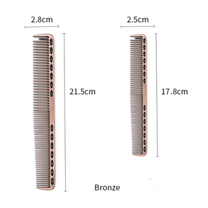 Qhdmj — broche métallique en aluminium pour barbier, résistant à la chaleur, idéal pour Salon de coiffure, <span class=keywords><strong>peigne</strong></span> à <span class=keywords><strong>queue</strong></span> de Rat, logo gratuit - Product Image 5