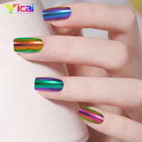 Pigment Optique Cosmétique à Effet de Couleur Changeante, Oxyde de Fer Inorganique, Poudre à Ongles, Fard à Paupières, Pigment Multichrome pour Revêtement Aquarelle