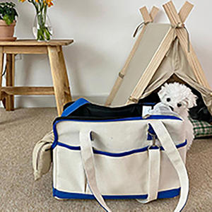 Bolso de Transporte Elegante para Mascotas, Tipo Bandolera, para Gatos y Perros - Product Image 5