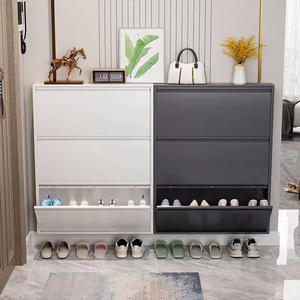 Modern Style Durable and Portable Metal <b>Shoe</b> Cabinet Steel <b>Shoe</b> <b>Racks</b> for Home Furniture Living Room Use - Product Image 5