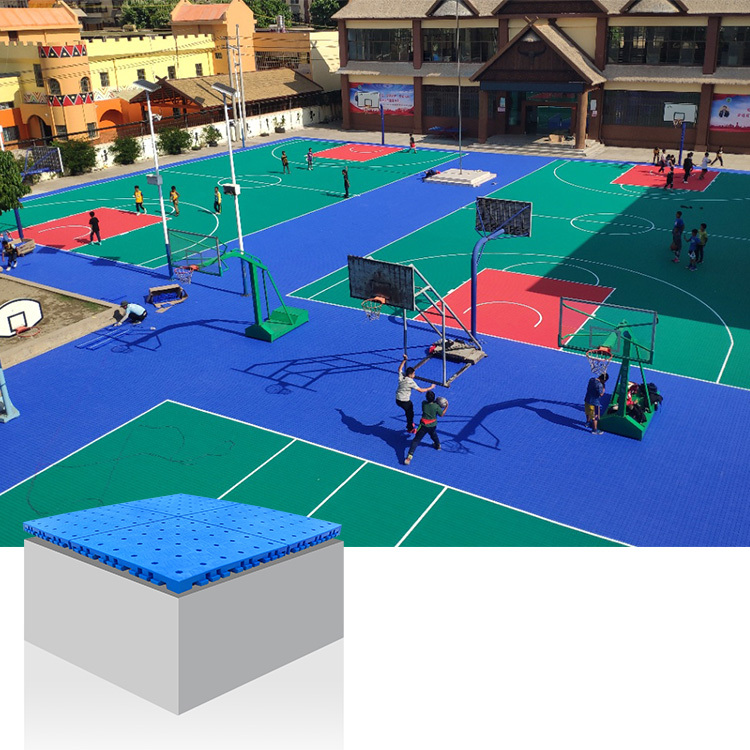 SnapSports Backyard Pickleball Court Flooring for