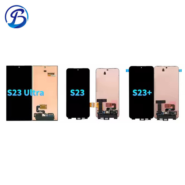 For samsung Galaxy S23.S23 Plus Original Super AMOLED Wholesale Replacement Touch Display Frame Smartphone Screens With Burns