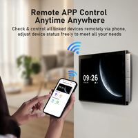 Panneau de commande central intelligent Tuya à montage mural Jinmai, WiFi, Alexa, commande vocale, maison intelligente, panneau tactile avec interphone vidéo