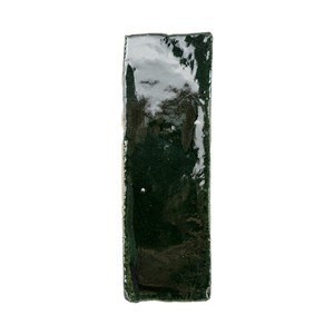 Bote de azulejos Vitri de 5x15 cm, verde esmaltado, con borde irregular, para pared y suelo - Product Image 3