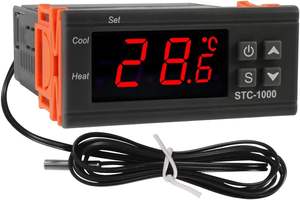 Controlador de Temperatura Digital STC-1000 10A DC 12V, Interruptor de Control de Termostato, 2 Salidas de Relé y Sonda de Temperatura Digital NTC - Product Image 6