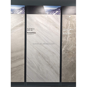 Loseta de Pared de Gran Formato 1200x2400, Color Oro Imperio, Acabado Brillante, para Baño, Mármol Blanco Calacatta Hermitage, Piedra Sinterizada para Dormitorio y Sala - Product Image 1