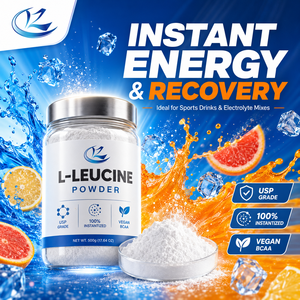 Poudre de Léucine de Haute Qualité Marque Renze 99% <span class=keywords><strong>Pure</strong></span> Additif Alimentaire Naturel Améliorateur Nutritionnel Durée de Conservation de 2 Ans Approvisionnement en Vrac - Product Image 1