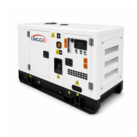 Groupe électrogène diesel de type ouvert 250 kVA, usage intensif, triphasé 400 V, pour l'alimentation des sites miniers