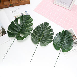 Artificiali Monstera rami interni foglie cespugli verde all'ingrosso piante Rama Cerezo arbusti artificiali fogliame - Product Image 1