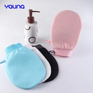 Guante exfoliante corporal tradicional de viscosa vegana 100% <span class=keywords><strong>para</strong></span> eliminación de autobronceado, guante exfoliante Premium <span class=keywords><strong>para</strong></span> el cuerpo - Product Image 5