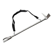 Barre de démolition et de sauvetage Halligan pour lutte contre les incendies, barre de sauvetage en fer, extracteur de clous pour secours post-terrasse tremblante, modèle 24 pouces