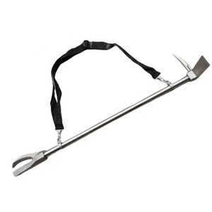 Barre de démolition et de sauvetage <span class=keywords><strong>Halligan</strong></span> pour lutte contre les incendies, barre de sauvetage en fer, extracteur de clous pour secours post-terrasse tremblante, modèle 24 pouces - Product Image 4