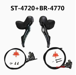 Grupo SHIMANO 4720 de 2x10 velocidades, juego de bielas 4700, desviador delantero y trasero, cassette <span class=keywords><strong>HG500</strong></span>, cadena, pedalier RS501, palanca de cambios - Product Image 2