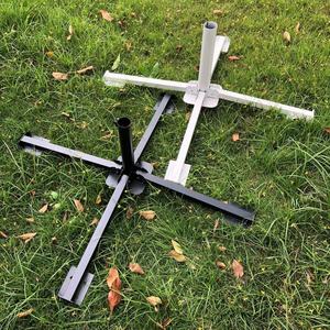 Sombrilla de <span class=keywords><strong>Playa</strong></span> y Parque Portátil con Base de Acero Cruzada, Plegable en Cuatro Esquinas, de Fábrica, para Exteriores - Product Image 2