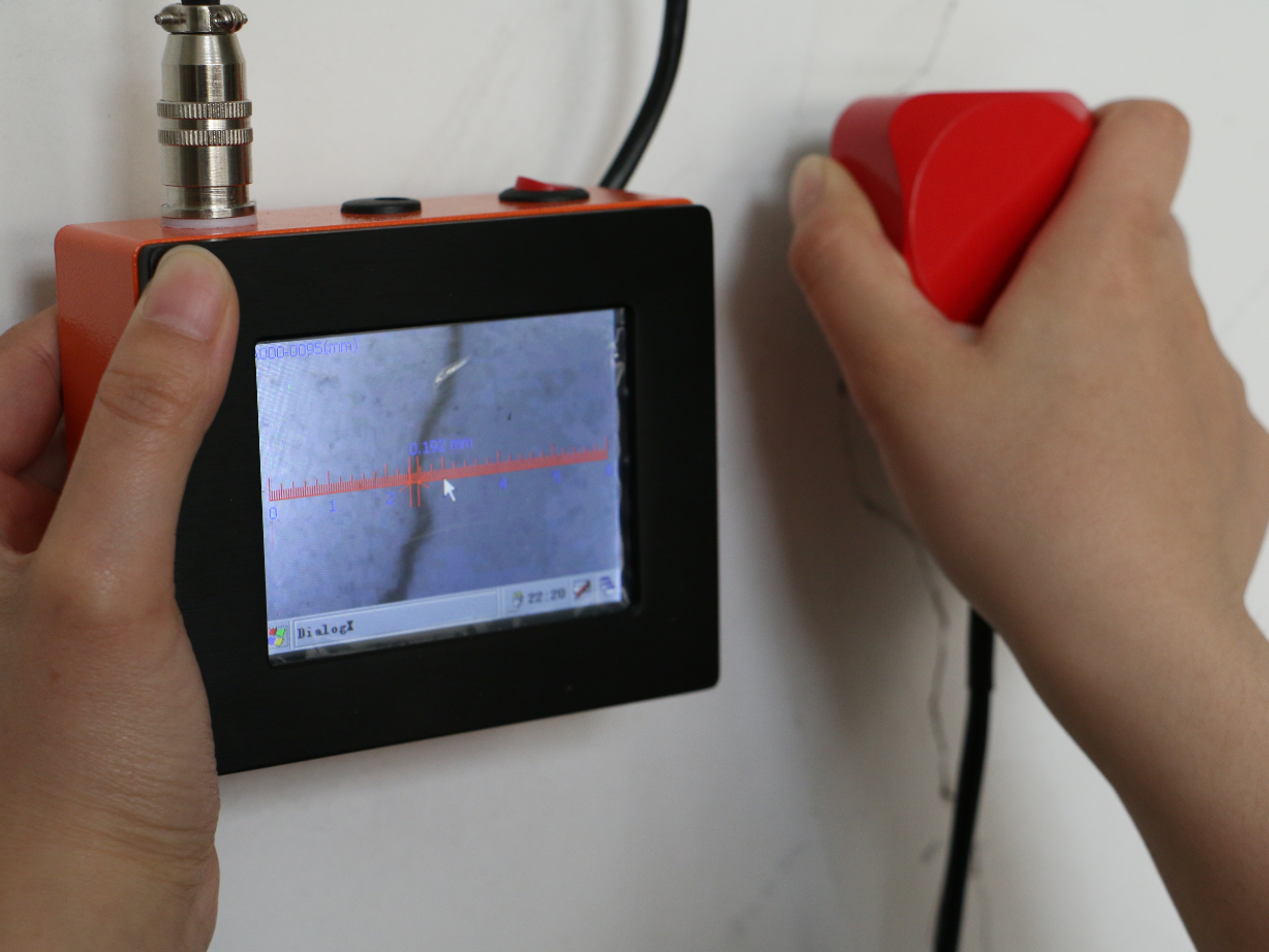 Equipo de detección de grietas digitales con medidor de anchura de grietas