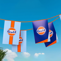 Fanion en papier couché avec ficelle de drapeau d'intérieur personnalisé pour culture d'entreprise magasin de supermarché pour bannières de fête
