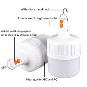 Lampe de camping LED d'urgence <span class=keywords><strong>OLIP</strong></span> E27 rechargeable 10W 5000K lumière du jour, batterie plomb-acide Ra80, autonomie de 50000 heures - Product Image 5