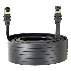 Cable Plano Starlink Gen3 CAT8 40Gbps 2000MHz, Cable de Extensión Impermeable de Cobre Puro para Antena Satelital V3, Venta al Por Mayor Personalizada - Product Image 3