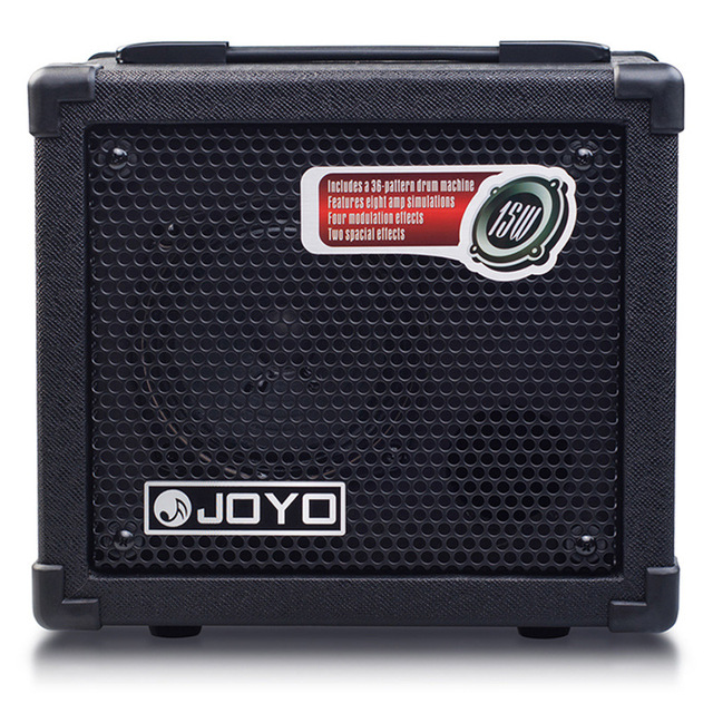 JOYO15W Mini Electric Guitar Amplifier DC-15 Digital Guitar Digital 8 Distorted Sound Colors With Drum