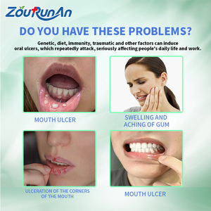 ZouRunAn 30 رذاذ قرحة الفم تخفيف نفطة اللثة رائحة الفم الكريهة لتخفيف آلام اللثة بخاخ العناية بتورم آلام الفم - Product Image 4