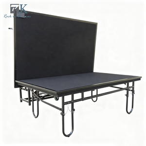 Plataforma de Escenario Plegable, Sistema de Equipo de Escenario Móvil para Bodas y Eventos - Product Image 1