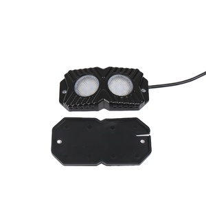 <span class=keywords><strong>Kit</strong></span> d'éclairage néon tout-terrain entièrement en aluminium multicolore App Control Underglow 4 Pods RGBW LED Rock Lights pour Jeep RZR X3 Offroad - Product Image 5