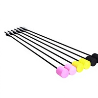 Flèche d'entraînement HT portable en matériau souple, éponge carbone CS, 85 cm, pour le jeu de tir à l'arc CS